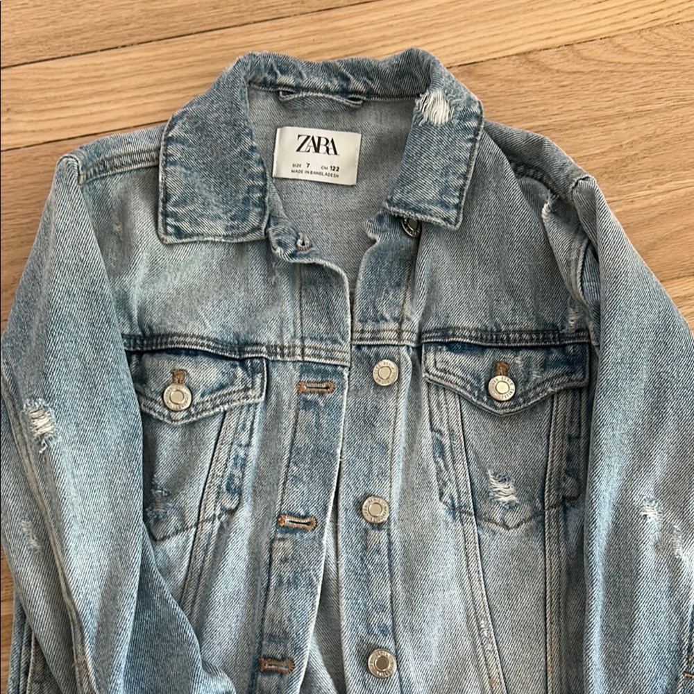 Zara Kids Light Blue Jean Jacket